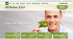 Desktop Screenshot of markosdental.com